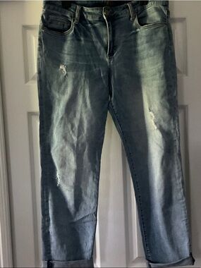 Kut from the Kloth Women's Boyfriend Jeans in Faded Blue